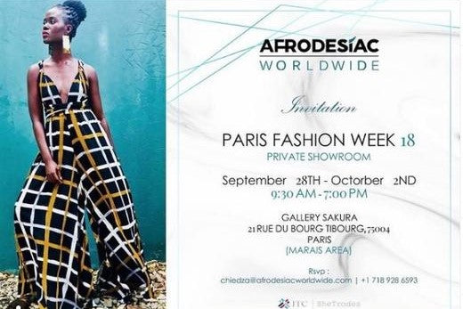 Afrodesiac Worldwide @ Paris Fashion Week